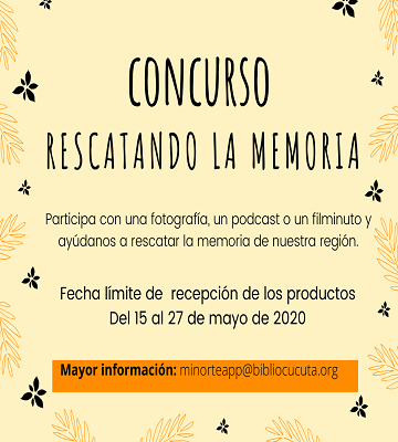 Concurso Rescatando La Memoria